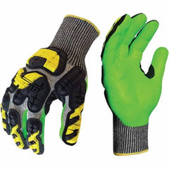 ironCLAD - Size 2XL (11), ANSI Cut Lvl A3, Puncture Lvl 5, Foam Nitrile Coated Cut Resistant Gloves - Eagle Tool & Supply