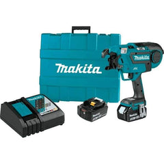 Makita - Cordless Rebar Tying Tool Voltage: 18.0 Rebar Size Capacity: #5 x #5 - Eagle Tool & Supply