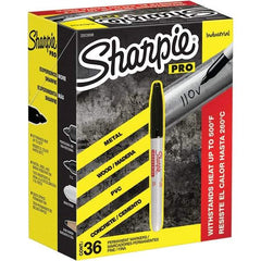 Sharpie - Markers & Paintsticks Type: Permanent Color: Black - Eagle Tool & Supply