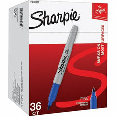 Sharpie - Markers & Paintsticks Type: Permanent Color: Blue - Eagle Tool & Supply