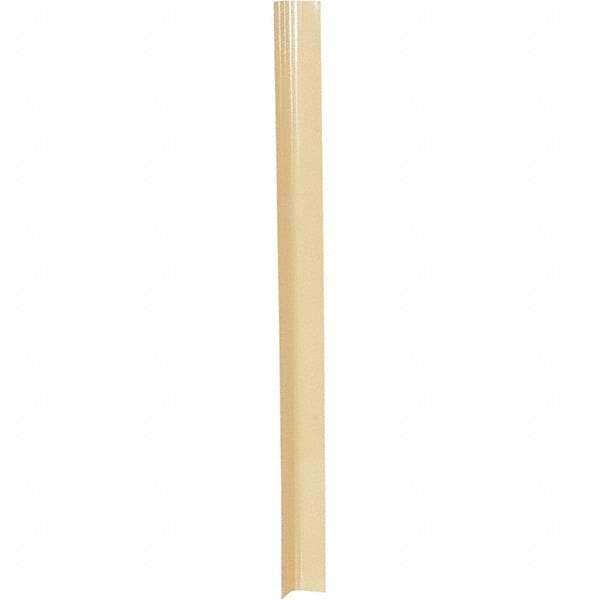 Vestil - 48" Long, Plastic Corner Protectors - Beige - Eagle Tool & Supply