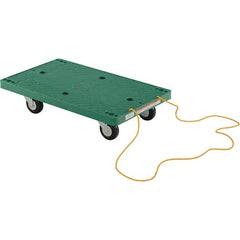 Vestil - 500 Lb Capacity Plastic Dolly - 30" Long x 18" Wide - Eagle Tool & Supply