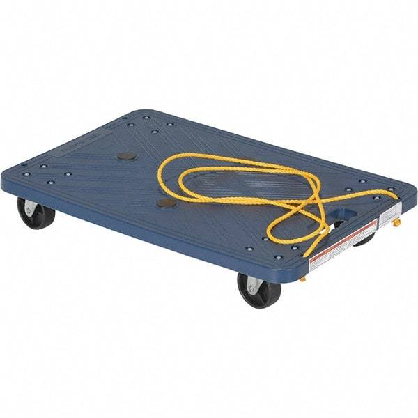 Vestil - 220 Lb Capacity Plastic Dolly - 24" Long x 16" Wide - Eagle Tool & Supply