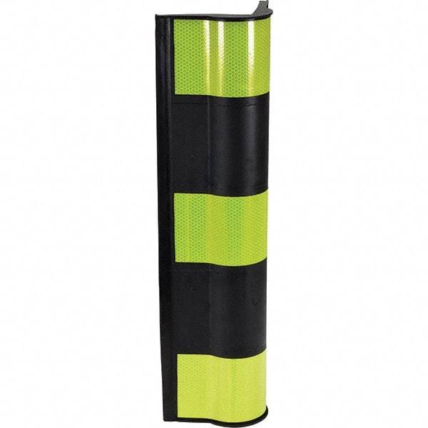 Vestil - Rubber Corner Protectors - Yellow/Black - Eagle Tool & Supply