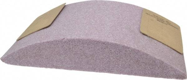 Norton - 11-1/4" Wide x 6" High x 2-1/4" Thick Grinding Segment - Aluminum Oxide, 46 Grit, Hardness D, Blue Print No. ME30777 - Eagle Tool & Supply