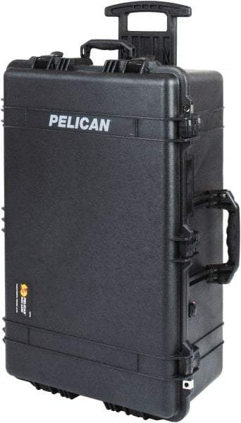 Pelican Products, Inc. - 20-15/32" Wide x 12-29/64" High, Clamshell Hard Case - Black, Polypropylene - Eagle Tool & Supply