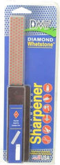 DMT - Fine Grade, Diamond Whetstone Sharpener - 25 Micron, Diamond Area 4.3" Long x 7/8" Wide - Eagle Tool & Supply