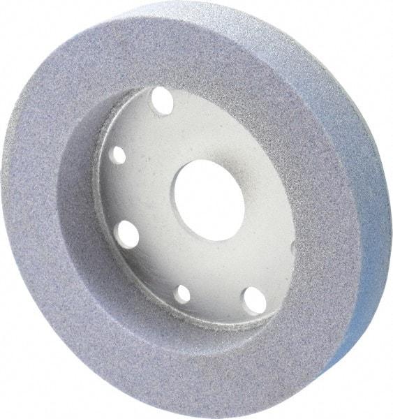 Norton - 6" Diam, 1-1/4" Hole Size, 1" Overall Thickness, 60 Grit, Type 2 Tool & Cutter Grinding Wheel - Medium Grade, Aluminum Oxide, J Hardness, Vitrified Bond, 3,600 RPM - Eagle Tool & Supply