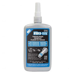 Vibra-Tite - 250 mL Bottle, Blue, Medium Strength High Temp Threadlocker - Eagle Tool & Supply