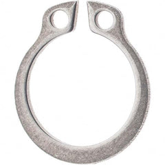 Rotor Clip - 38mm Shaft Diam, 36mm Groove Diam, Stainless Steel Metric External SH Style Retaining Ring - Eagle Tool & Supply