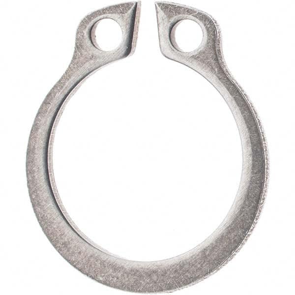 Rotor Clip - 21mm Shaft Diam, 22mm Groove Diam, Stainless Steel Metric External SH Style Retaining Ring - Eagle Tool & Supply