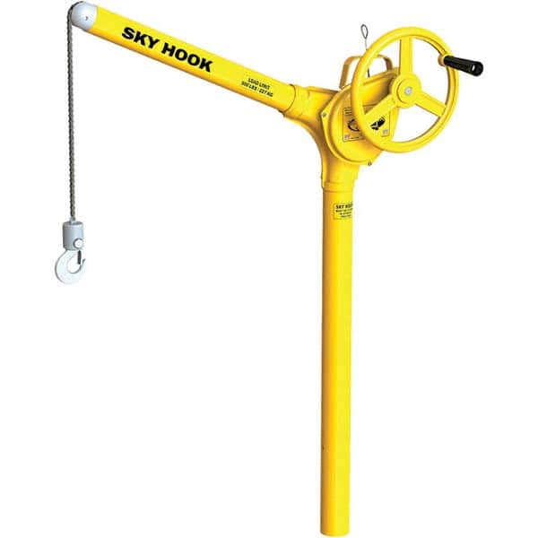 Sky Hook - 500 Lb Steel Lifting Hook Crane - Eagle Tool & Supply
