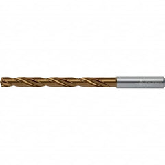 Walter-Titex - 4.5mm 140° Spiral Flute Solid Carbide Taper Length Drill Bit - Eagle Tool & Supply