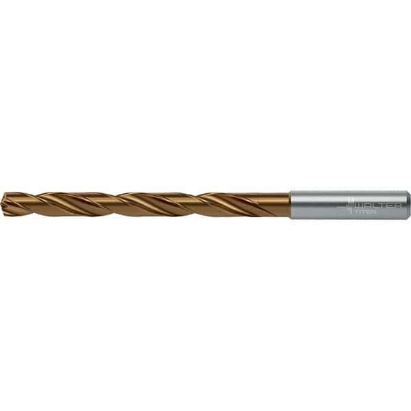 Walter-Titex - 4.4mm 140° Spiral Flute Solid Carbide Taper Length Drill Bit - Eagle Tool & Supply