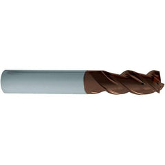 Guhring - 5/8", 3 Flute, Single End, Solid Carbide, Corner Chamfer End Mill - 3-1/2" OAL, 3/4 LOC, Right Hand Cut - Eagle Tool & Supply