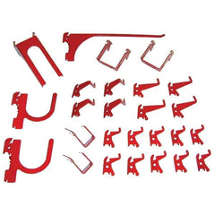 Wall Control - Pegboard Hook Sets For Use With: Any Wall Control Broad & Industrial Pegboard Contents: (26) Assorted Slotted Pegboard Hooks & Brackets - Eagle Tool & Supply