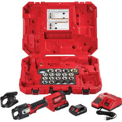 Milwaukee Tool - Electric Crimpers Crimping Force (Lb.): 12000 Crimping Capacity (Wire): 750 mcm Cu & Al - Eagle Tool & Supply