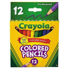 Crayola - Pens & Pencils Type: Colored Pencil Color: Assorted - Eagle Tool & Supply