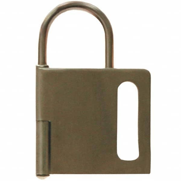 Brady - Lockout Hasps Hasp Type: Hinged Jaw Type: Single Jaw - Eagle Tool & Supply