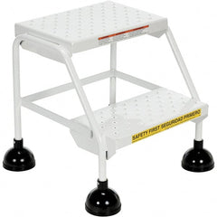 Vestil - 18-1/2" High 300 Lb Capacity 2 Step Step - Eagle Tool & Supply