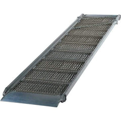 Vestil - 85" Long x 26" Wide, Aluminum Walk Ramp - 2,800 Lb Load Limit - Eagle Tool & Supply