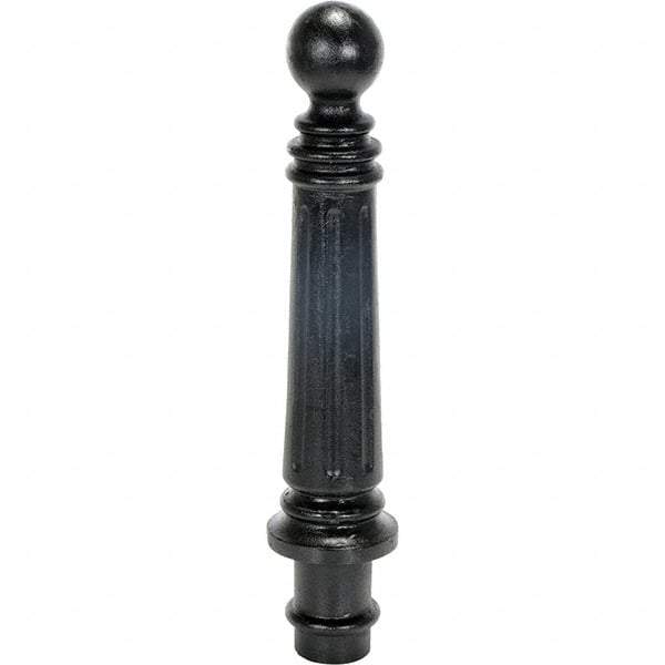 Vestil - 5" Diam x 28" High, Black Iron Bollard - Eagle Tool & Supply