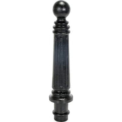 Vestil - 5" Diam x 28" High, Black Iron Bollard - Eagle Tool & Supply