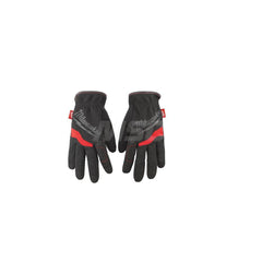 General Purpose Gloves: Size L, Polyester-Lined Black, Smooth Grip