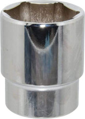 Proto - 1-3/8", 1/2" Drive, Standard Hand Socket - 6 Points, 2-1/8" OAL, Chrome Finish - Eagle Tool & Supply