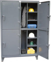 Strong Hold - 4 Door, 2 Tier, Steel Locker - Eagle Tool & Supply