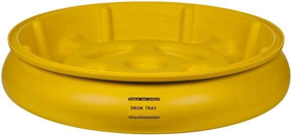 Eagle - 10 Gal Sump, 1,000 Lb Capacity, 1 Drum, Plastic Drum Tray - 6" High - Eagle Tool & Supply