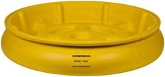 Eagle - 10 Gal Sump, 1,000 Lb Capacity, 1 Drum, Plastic Drum Tray - 6" High - Eagle Tool & Supply