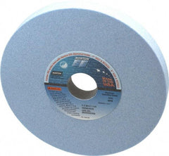Norton - 7" Diam x 1-1/4" Hole x 3/4" Thick, K Hardness, 60 Grit Surface Grinding Wheel - Ceramic, Type 1, Medium Grade, 3,600 Max RPM, Vitrified Bond, No Recess - Eagle Tool & Supply
