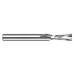 ‎End Mills for Plastics - 2 Flute - 0.0625″ (1/16″) Cutter Diameter × 0.3120″ (5/16″) Length of Cut Carbide Square Downcut End Mill for Plastic, 2 Flutes - Exact Industrial Supply