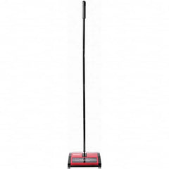 9-1/2″ Dual Brush Sweeper Manual, Rubber Wheels, Rubber Bristles