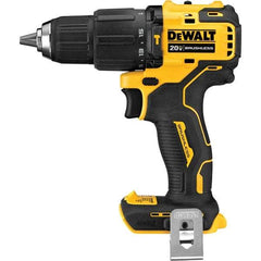 DeWALT - 20 Volt 1/2" Plastic Ratcheting Chuck Cordless Hammer Drill - 28500 BPM, 1650 RPM, Reversible - Eagle Tool & Supply