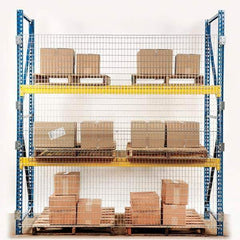 Folding Guard - Temporary Structure Partitions Type: Qwik Fence Pallet Rack Backing Height (Feet): 3 - Eagle Tool & Supply