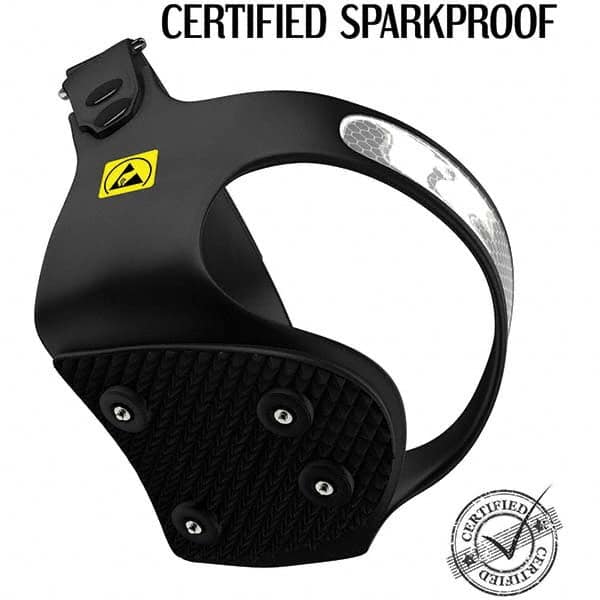 Devisys - Ice Traction Footwear Footwear Style: Strap-On Cleat Traction Type: Steel Studs - Eagle Tool & Supply