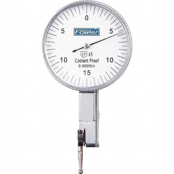 Fowler - Dial Test Indicators Maximum Measurement (Decimal Inch): 0.0300 Dial Graduation (Decimal Inch): 0.000500 - Eagle Tool & Supply