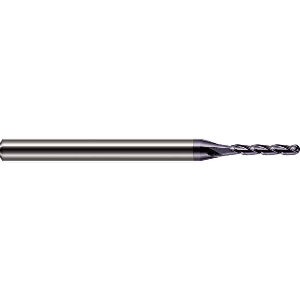 Harvey Tool - Ball End Mills; Mill Diameter (Inch): 3/8 ; Mill Diameter (Decimal Inch): 0.3750 ; Number of Flutes: 4 ; Length of Cut (Inch): 1-3/4 ; Length of Cut (Decimal Inch): 1.7500 ; Material: Solid Carbide - Exact Industrial Supply