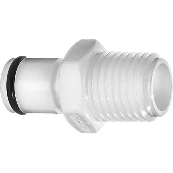 Value Collection - Plastic Quick-Disconnect Tube Couplings   Type: In Line Threaded-Male Plug    Nominal Flow Size: 1/4 (Inch) - Eagle Tool & Supply
