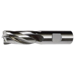 ‎3/8″ × 3/8″ × 1-1/2″ × 3-1/4″ RHS / RHC HSS-E (PM) Powder Metal Fine Profile Roughing End Mill - MF SE CC - Bright - Exact Industrial Supply