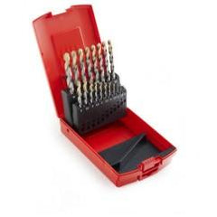 6-10X1 MM JL DRILL SET BRT/TIN TIP - Eagle Tool & Supply