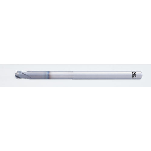 0.2 mm Dia. × 4 mm Shank × 0.16 mm DOC × 45 mm OAL, Carbide DURO, 2 Flute, Shrink Fit, Ballnose End Mill