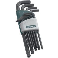 13 Pc. Long Arm SAE Ball-Plus Hex Key Set - Eagle Tool & Supply