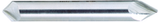 1" Size-1/2" Shank-90°-M42 Single Flute Countersink - Eagle Tool & Supply