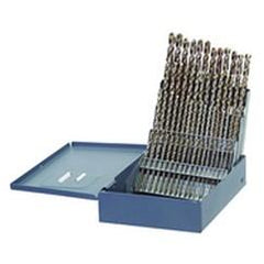 60 Pc. #1 - #60 Wire Gage Cobalt Surface Treated Jobber Drill Set - Eagle Tool & Supply
