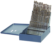 60 Pc. #1 - #60 Wire Gage HSS Bright Jobber Drill Set - Eagle Tool & Supply