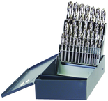 29 Pc. 1/16" - 1/2" by 64ths HSS Surface Treated Screw Machine Drill Set - Eagle Tool & Supply