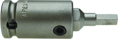 #SZ-22 - 1/2" Square Drive - 1/4" M Hex - 2-1/2" Overall Length SAE Bit - Eagle Tool & Supply